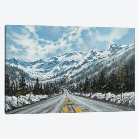 Mountain Drive Canvas Print #CBF38} by ColorByFeliks Canvas Art Print