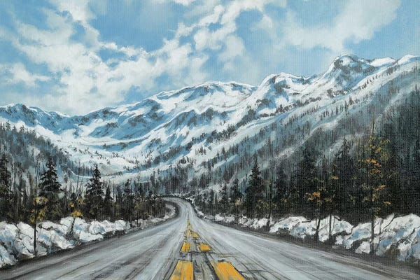 Snowy Mountains: Mountain Drive by ColorByFeliks