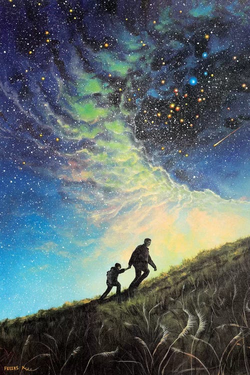 My Guiding Light by ColorByFeliks wall art