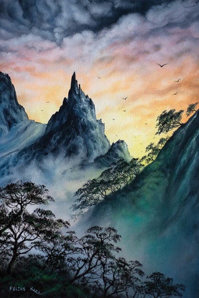 Mountain Sunrises & Sunsets: Cool Air by ColorByFeliks