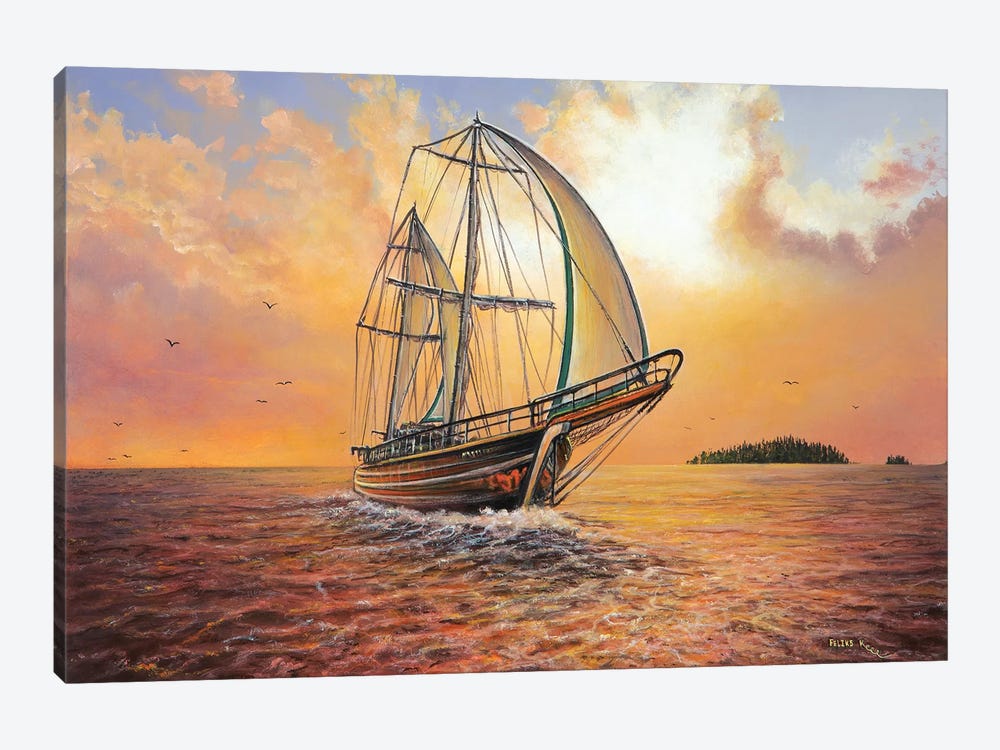 Just Passing By by ColorByFeliks 1-piece Canvas Art Print