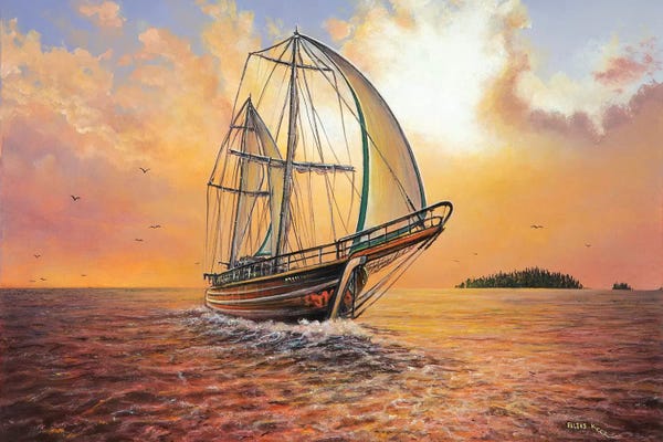 Cloudy Sunsets: Just Passing By by ColorByFeliks