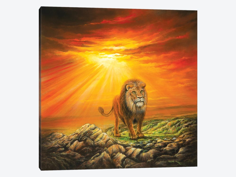 Lion Of Judah by ColorByFeliks 1-piece Canvas Art