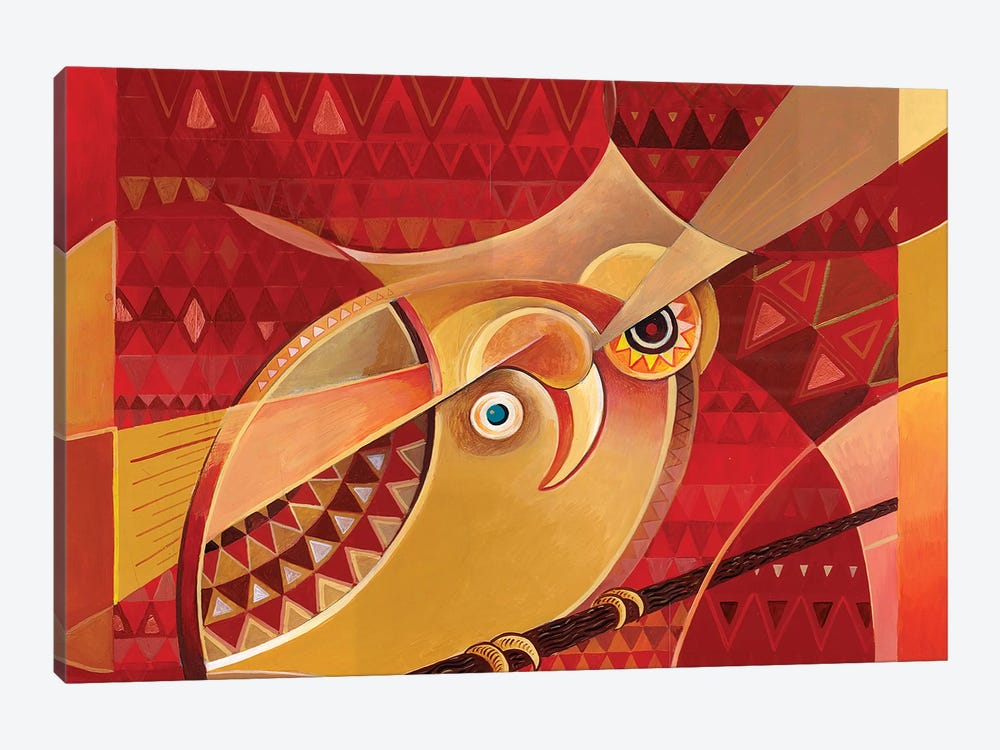 Kobi Kobi The Little African Owl by Martin Cambriglia 1-piece Canvas Wall Art