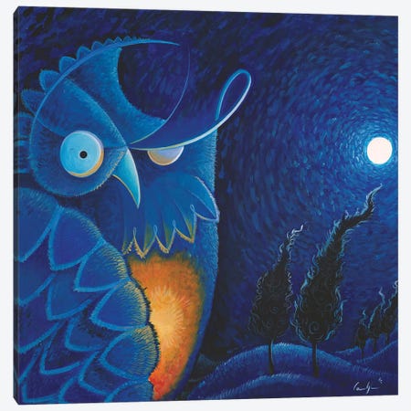 Owl Vincent Canvas Print #CBG16} by Martin Cambriglia Canvas Art Print
