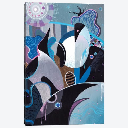 Penguin Flowering Canvas Print #CBG17} by Martin Cambriglia Canvas Print