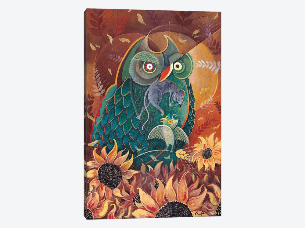 Breakfast Among Sunflowers by Martin Cambriglia 1-piece Canvas Print
