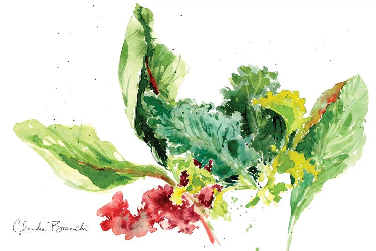 Garden Greens by Claudia Bianchi wall art