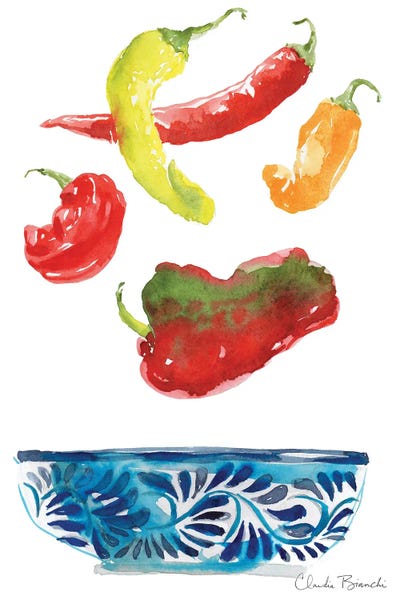 Authentic Eclectic: Peppers by Claudia Bianchi