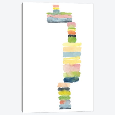 Color Stacks Canvas Print #CBI117} by Claudia Bianchi Canvas Wall Art