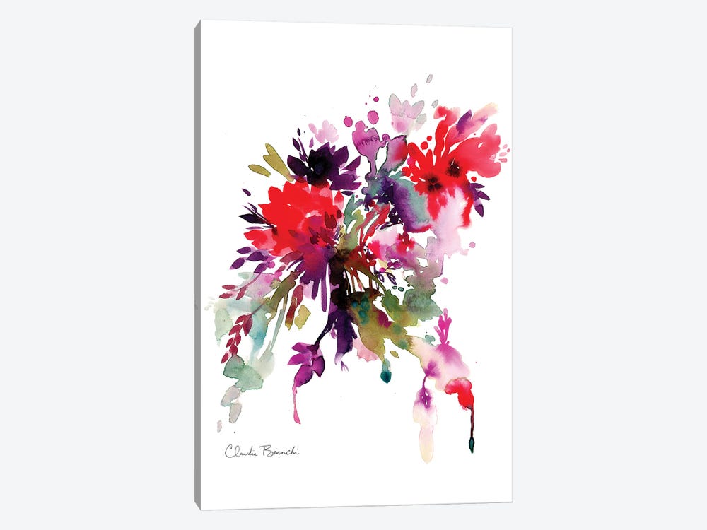 Bright Floral by Claudia Bianchi 1-piece Art Print