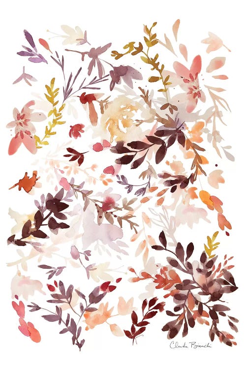 Leaf Scatter I by Claudia Bianchi wall art