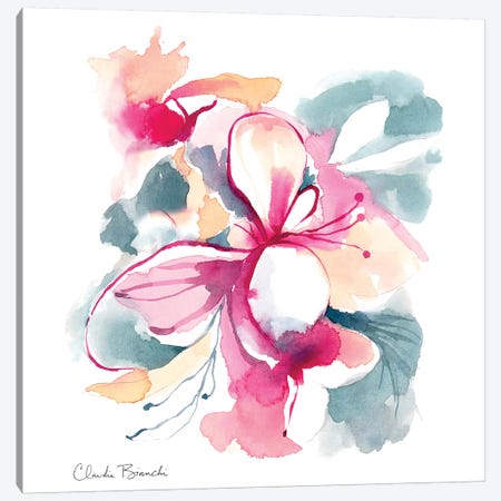 Orchidees III Canvas Print #CBI49} by Claudia Bianchi Canvas Art Print