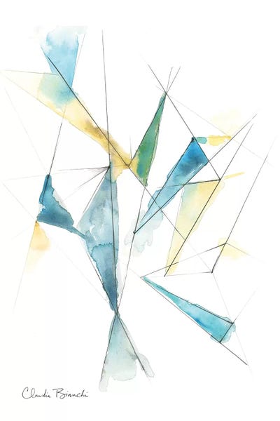 Abstract Watercolors: Order & Chaos by Claudia Bianchi