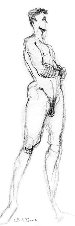 Standing Male Side View Study