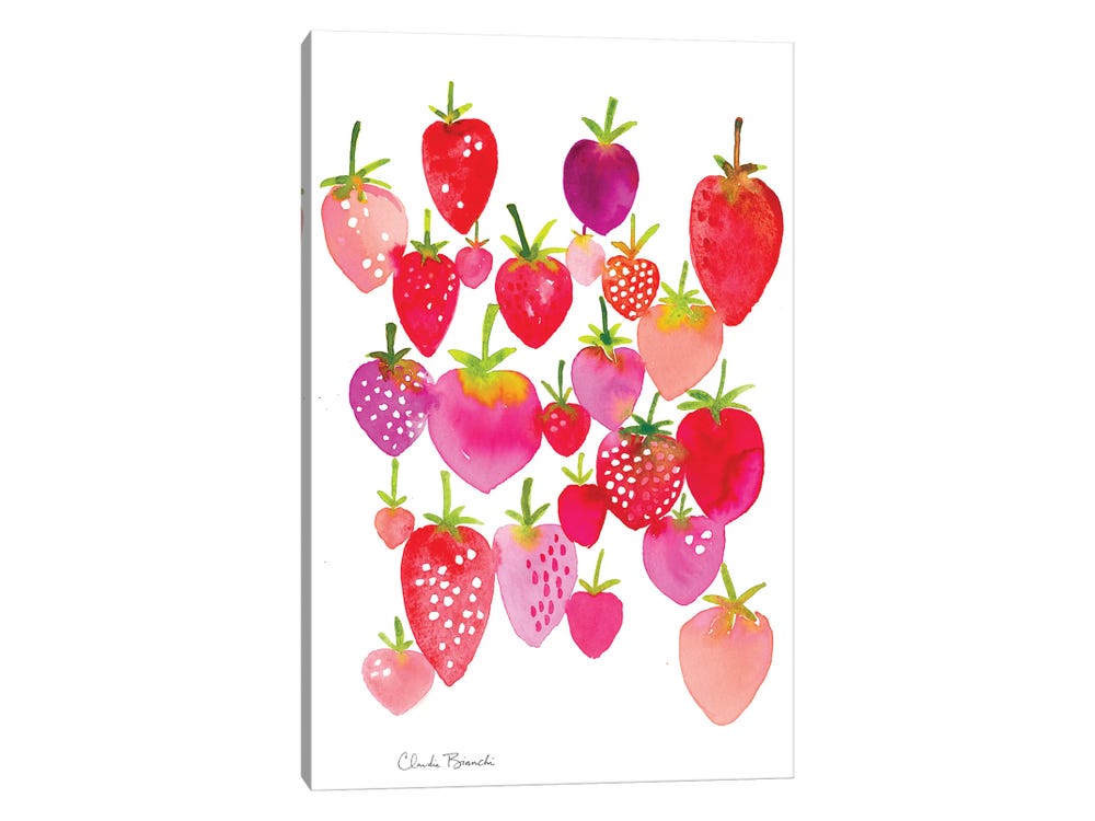 Strawberry Fields Canvas Art Print by Claudia Bianchi | iCanvas