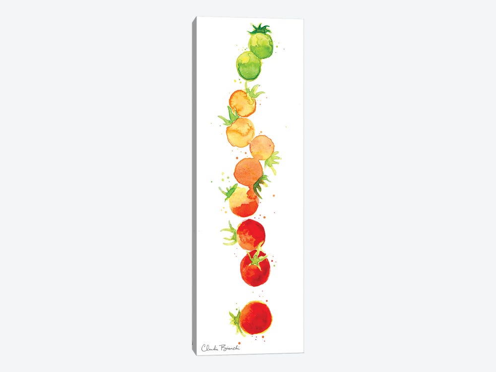 Tomato Ombre by Claudia Bianchi 1-piece Canvas Art Print
