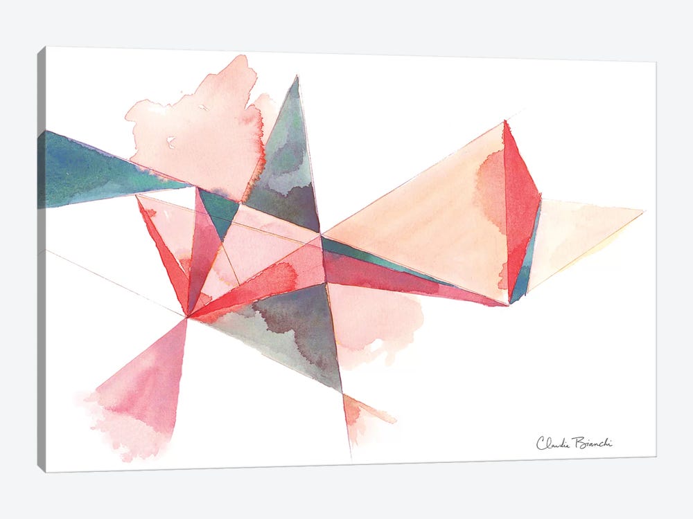 Trianglular Prism by Claudia Bianchi 1-piece Canvas Art Print
