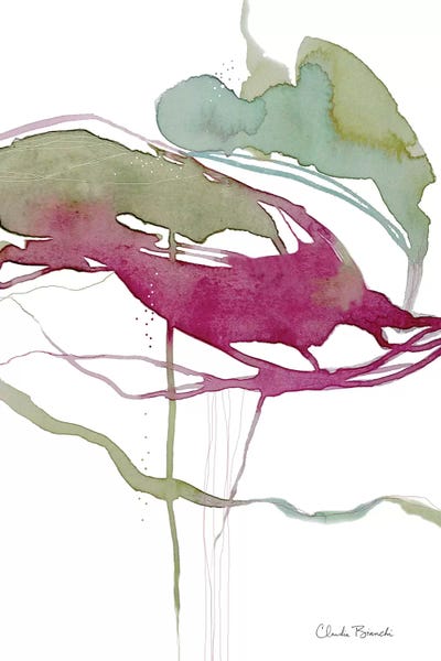 Abstract Watercolors: Valleys (Terrain Series) by Claudia Bianchi