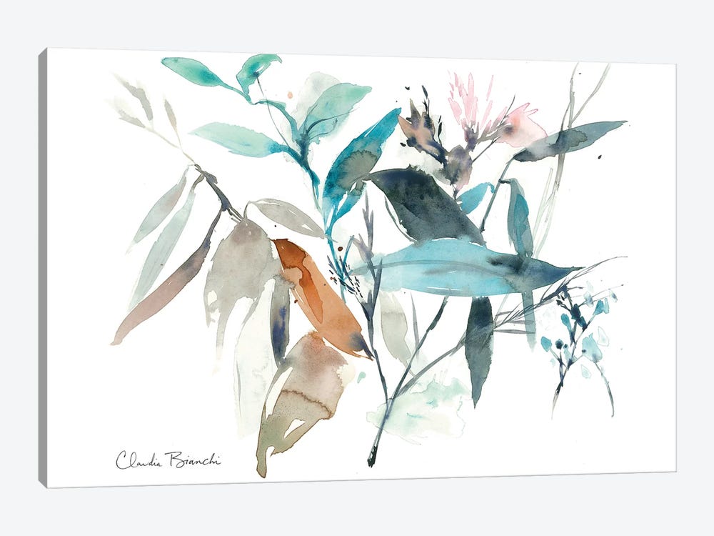 Watercolor Bloom Ii by Claudia Bianchi 1-piece Canvas Artwork