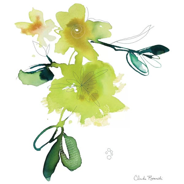 Claudia Bianchi: Yellow Botanical by Claudia Bianchi