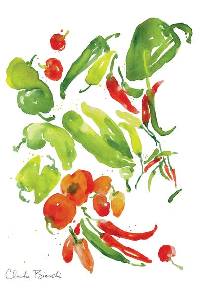 Tomatoes: Salsa Garden by Claudia Bianchi