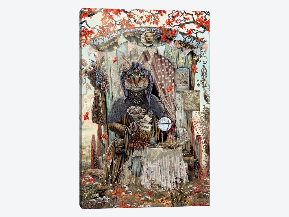 The Gypsy Fortune Teller 1-piece Canvas Art Print