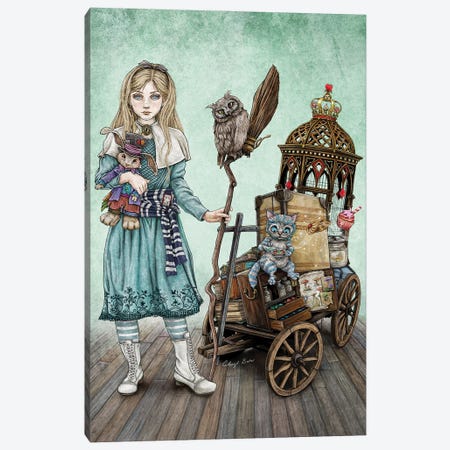 Alice Goes To A Magical School Canvas Print #CBK3} by Cheryl Baker Canvas Artwork