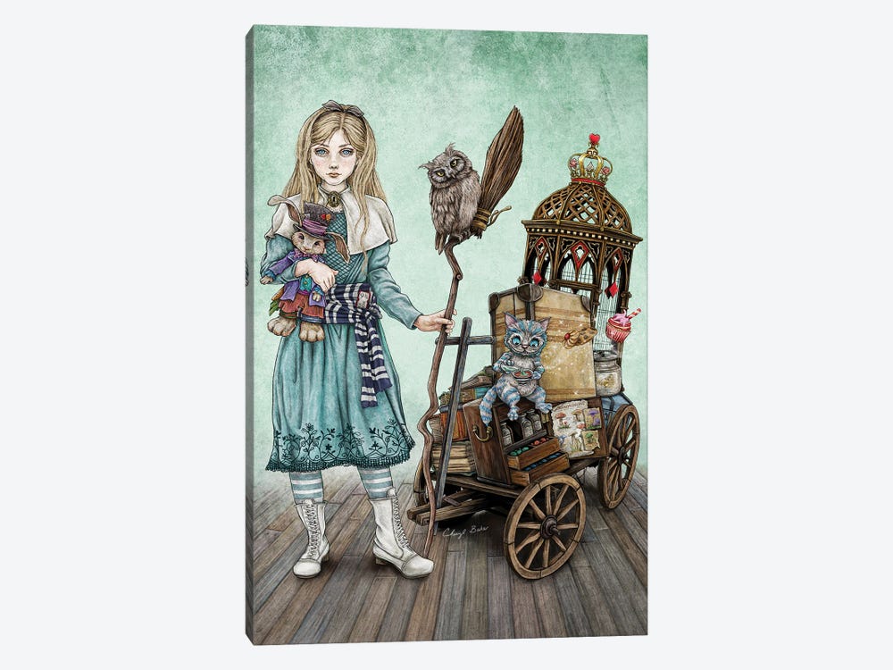 Alice Goes To A Magical School by Cheryl Baker 1-piece Canvas Wall Art