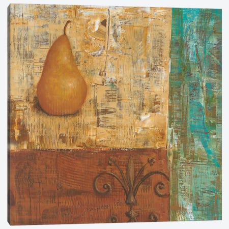 French Pear I  Canvas Print #CBL25} by Carol Black Canvas Art Print