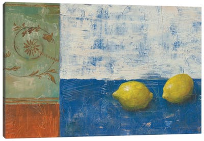 Lemon Medley II Canvas Art Print - Lemon & Lime Art