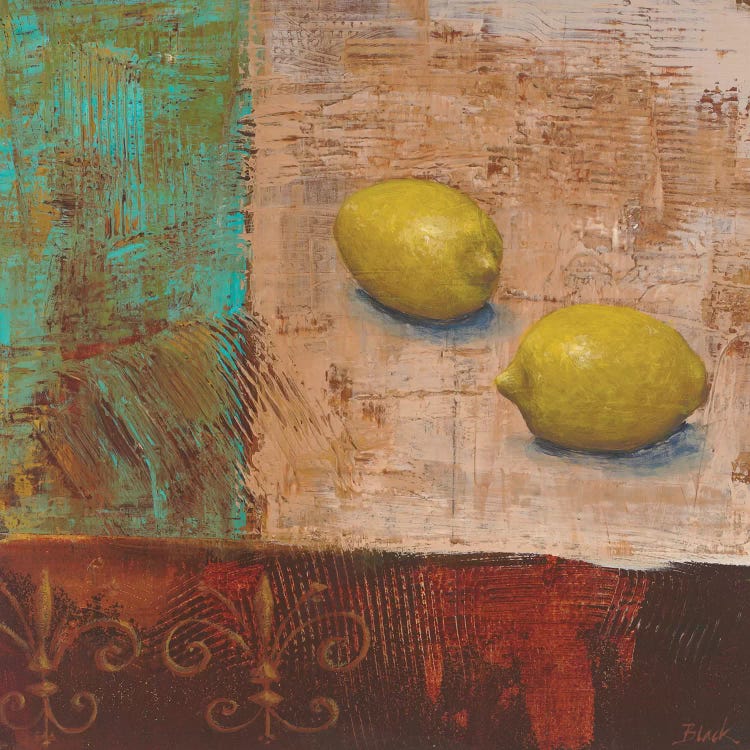 Lemons from Paris II by Carol Black canvas print