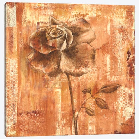 Rust Rose I Canvas Print #CBL50} by Carol Black Canvas Print