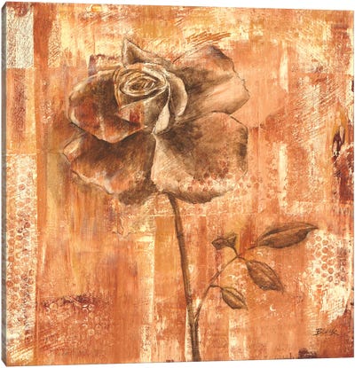 Rust Rose I Canvas Art Print