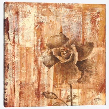 Rust Rose II Canvas Print #CBL51} by Carol Black Art Print