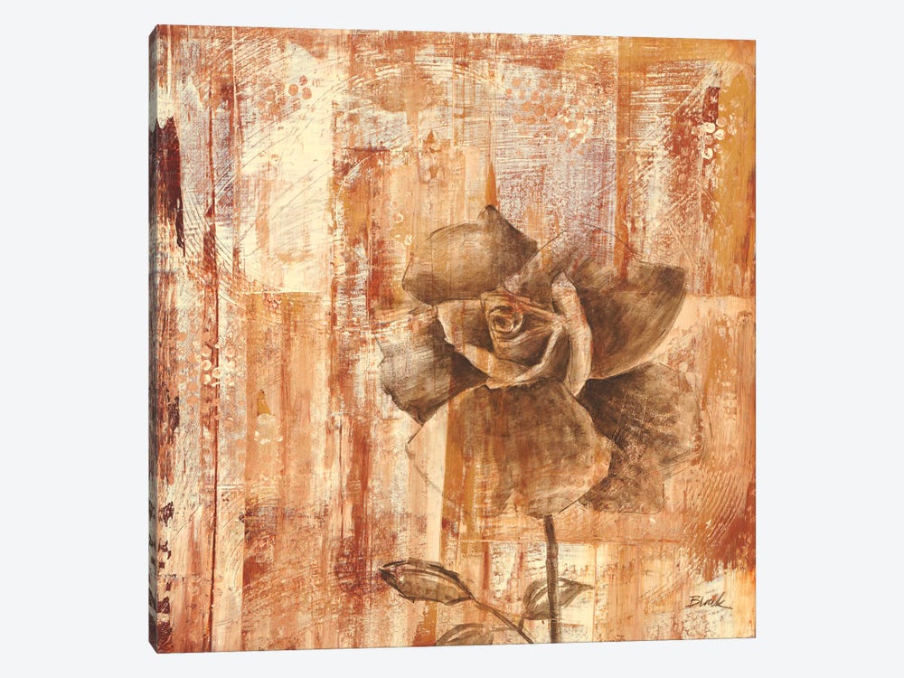 Rust Rose II by Carol Black 1-piece Canvas Print