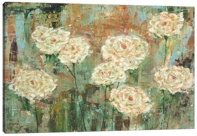 White Roses Canvas Art Print
