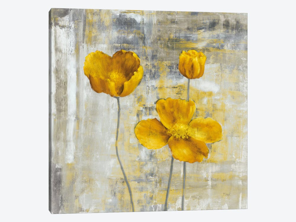 Yellow Flowers II by Carol Black 1-piece Art Print