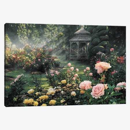 Paradise Found - Rose Garden, Horizontal Canvas Print #CBO54} by Collin Bogle Canvas Art Print