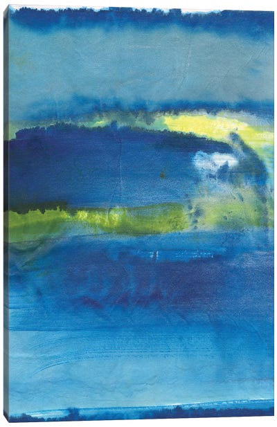 Deep Blue Thoughts II Canvas Art Print