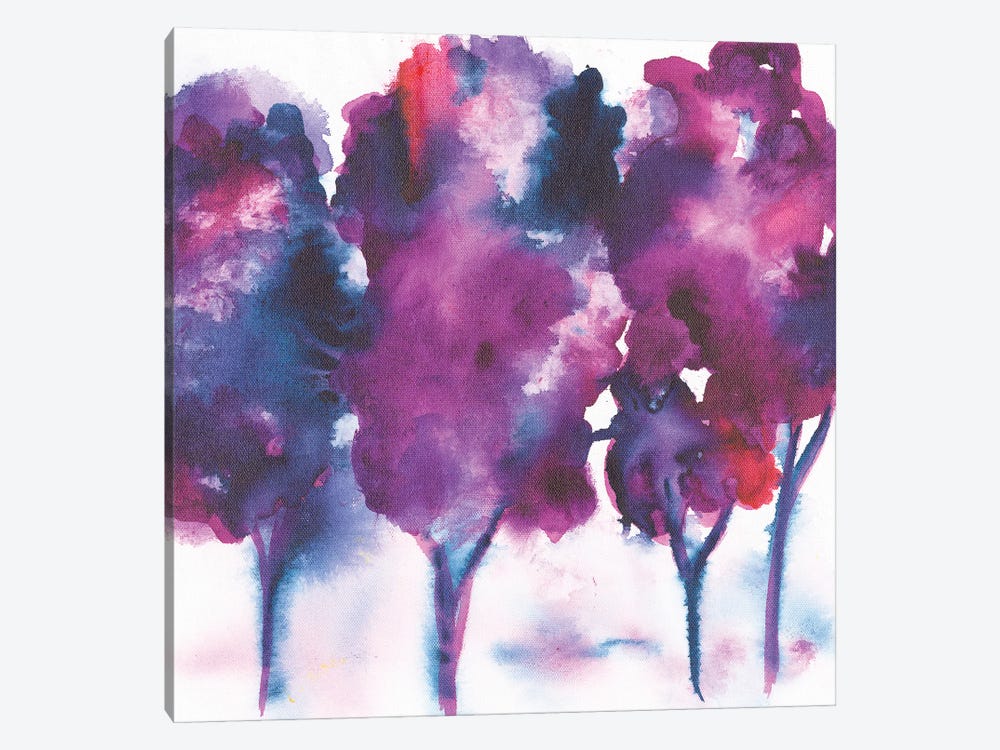 Aubergine Forest by Joyce Combs 1-piece Canvas Art Print