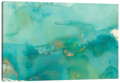 Turquoise Moment III Canvas Art Print - Joyce Combs