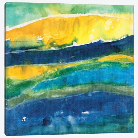 Sunny Seaside I Canvas Print #CBS225} by Joyce Combs Art Print