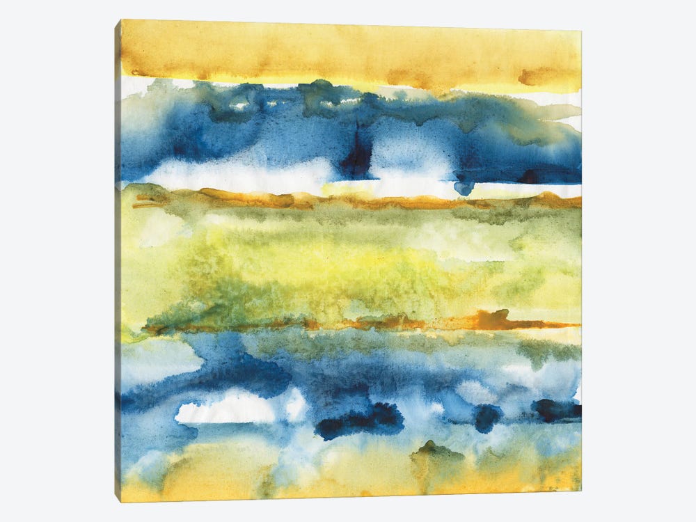Watercolor Horizon I by Joyce Combs 1-piece Canvas Art Print