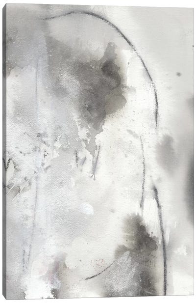 Mystical Objects IV Canvas Art Print - Gray & White Art