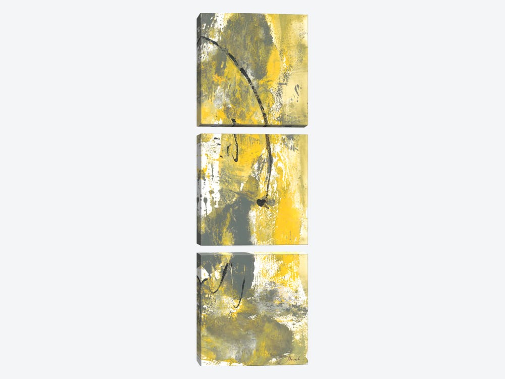 Grey Movement III by Joyce Combs 3-piece Canvas Art