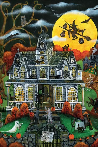 Halloween Potions Tricks and Treats by Cheryl Bartley multi panel art
