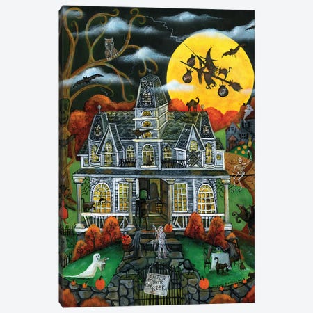Halloween Potions Tricks and Treats Canvas Print #CBT113} by Cheryl Bartley Canvas Art Print