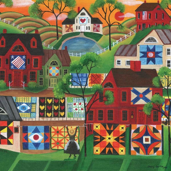 Classic Americana: Mama's Colorful Quilts by Cheryl Bartley