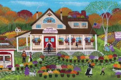 Mum's Guest House by Cheryl Bartley canvas print